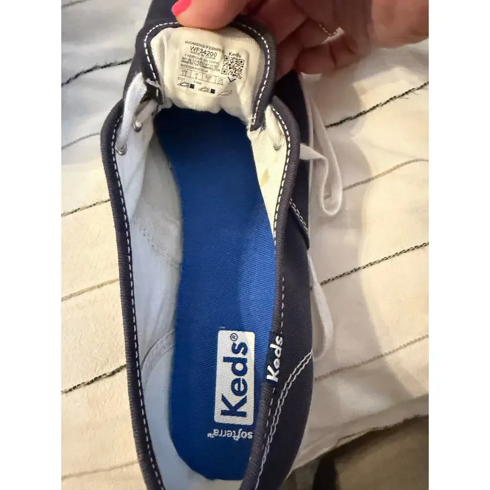 Keds Champion Originals Classic Navy Canvas Sneakers -6.5